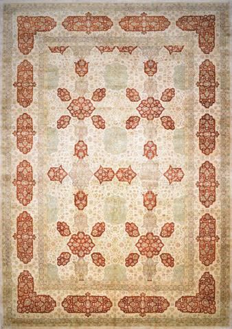 Tabriz Arshee Cream, 12′2″ × 17′4″
