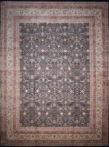 Tabriz Kashghar Black, 11′11″ × 16′2″