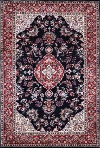 Shalimar Kashan Black, 3′11″ × 5′11″