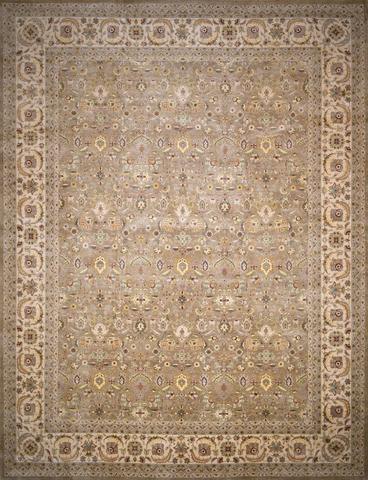 Tabriz Khaki, 12′1″ × 15′10″