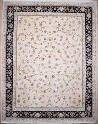 Sino Tabriz Beige & Black W & S 12.x15, 12′0″ × 15′0″