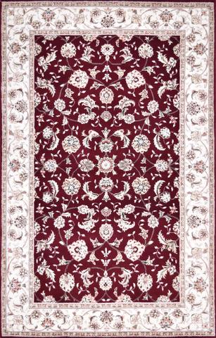 Sino Persia Tabriz Burgundy/Ivory, 3′9″ × 5′9″