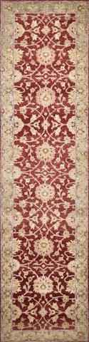 Ziegler Agra Red/Beige, 2′6″ × 10′0″