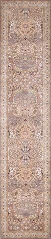 Lahore Sarouk Beige, 2′6″ × 11′10″