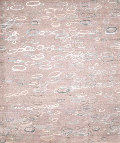 Tibetan JJS-117 Taupe W & S, 8′3″ × 9′11″