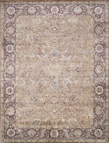 Tabriz Taupe & Brown, 9′2″ × 12′0″