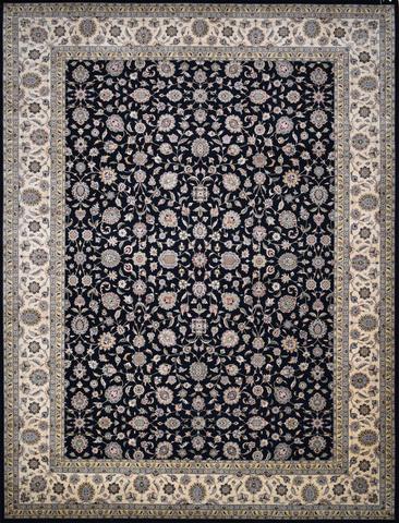 Kashan Sultan Black, 9′2″ × 12′2″
