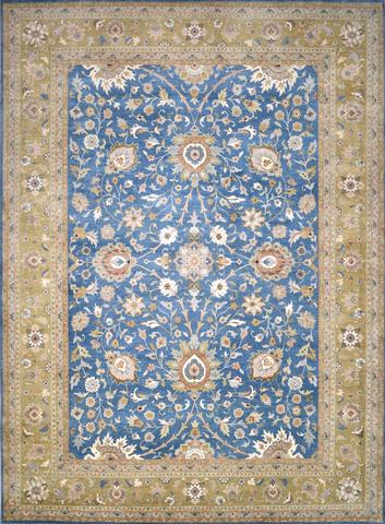 Sultanshah M.Blue & Gold, 10′1″ × 13′11″