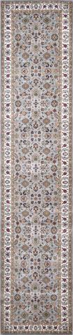 Ambala Kashan L.Blue/Ivory, 2′6″ × 12′1″