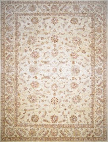 Peshawar Oushak Cream, 11′6″ × 15′3″