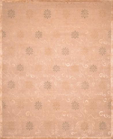 Tibetan Beige & Green W & S, 8′0″ × 10′0″