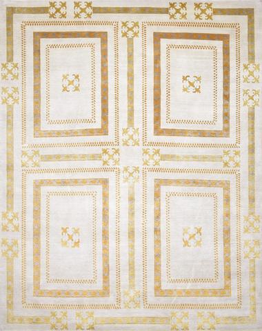 Tibetan TOB87C Gold W & S, 8′2″ × 10′1″