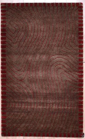 Tibetian L.Brown/Red, 3′1″ × 5′1″