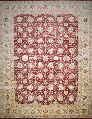 Peshawar Ziegler Red & Ivory, 13′1″ × 16′6″