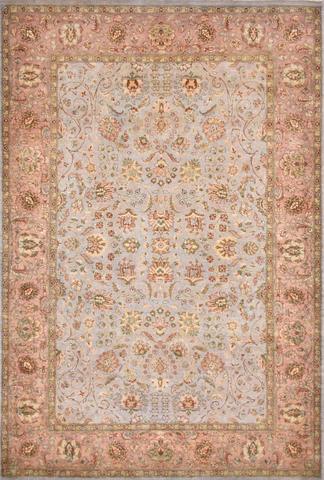 Classical Tabriz Silver, 3′11″ × 5′11″