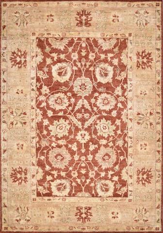 Silk Road Sultanabad Copper/Ivory, 4′8″ × 6′8″