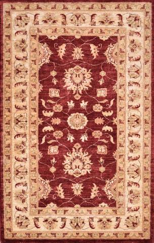 Peshawar Sultanabad Red/Gold, 3′1″ × 5′0″