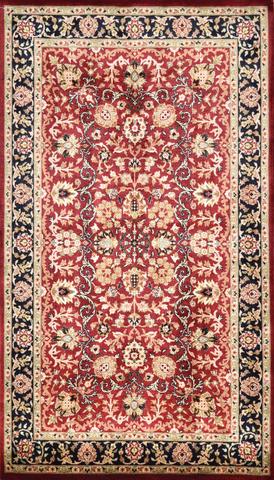 Shalimar Tabriz Red/Black, 3′1″ × 5′2″