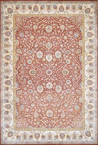 Tabriz Danan Rust, 6′1″ × 9′2″