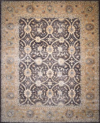 Sultanabad Brown, 12′3″ × 15′1″