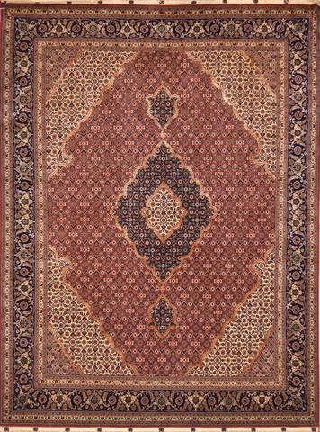 Persian Mahi Tabriz Red, 4′11″ × 6′6″