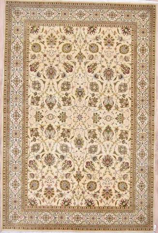 Semnan L.Gold / Ivory, 4′1″ × 6′1″