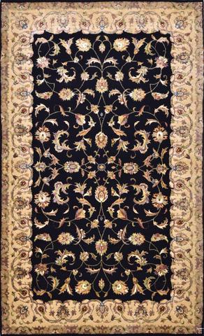Tabrizi Tabriz Black/Gold, 3′0″ × 5′0″