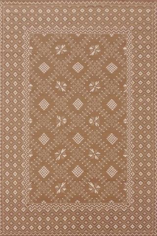 India rug, L.Blue / Ivory, 8′11″ × 12′2″