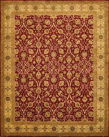SEMNAN MEH001A Red & L. Gold, 8′1″ × 10′1″