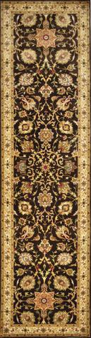 Mehran Semnan Brown/L.Gold, 2′7″ × 9′11″