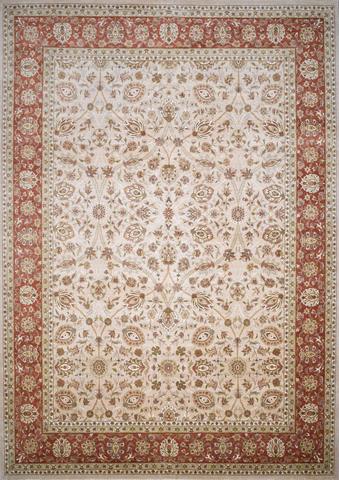William Morris Beige / Copper, 9′0″ × 12′3″