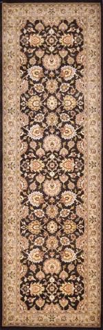 Texila Tabriz Chocolate/Gold, 2′6″ × 8′1″