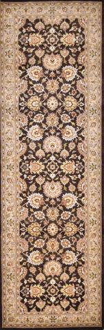 Texila Tabriz Chocolate/Gold, 2′6″ × 8′1″