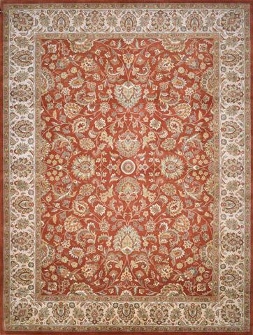 Mirzapur Kashan MZP2006 Copper/Cream, 8′11″ × 11′11″