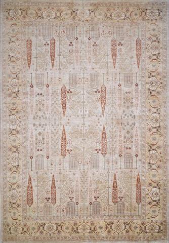 Sultanabad SRD1910 Green, 9′8″ × 13′10″
