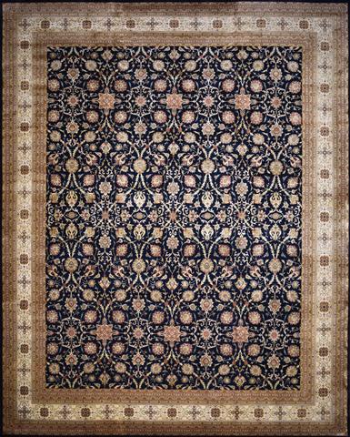 Semnan Black / L.Gold, 2′7″ × 11′10″