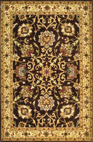 Mehran Semnan Brown/L.Gold, 2′7″ × 3′11″