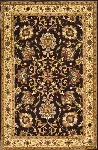 Mehran Semnan Brown/L.Gold, 2′7″ × 3′11″
