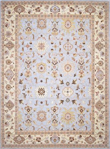 Ziegler Sultanabad ZGL104A L.Blue/Ivory, 8′11″ × 12′0″