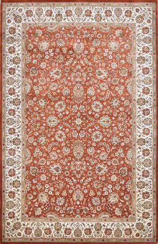 Tabriz Rust & Ivory, 6′0″ × 9′4″