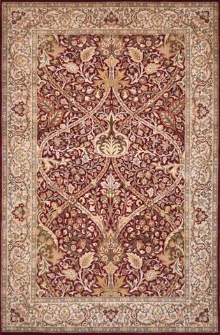 Shalimar William Morris Aleem Maroon, 4′1″ × 6′2″