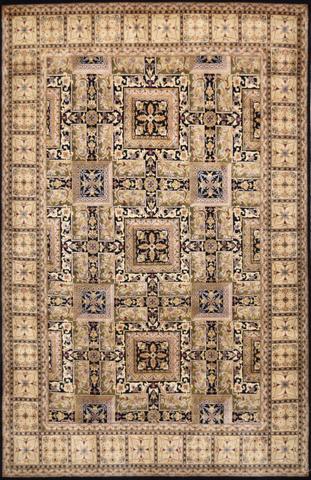 Shalimar Panel Rashim Black, 4′0″ × 6′2″