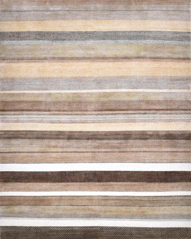 Loribaft Gabeh LBT1025D Brown, 7′11″ × 9′11″