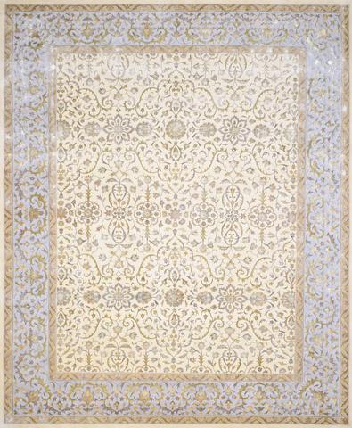 Tabrizi Beige & Grey W & V, 8′0″ × 10′2″