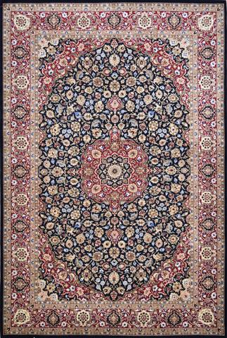 Isfahan Faheem Black & Red, 6′2″ × 9′3″