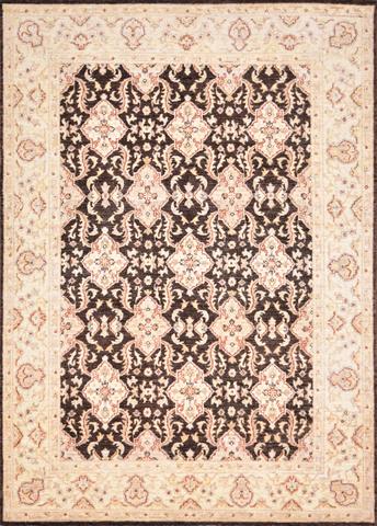 Yorkshire Sultanabad Brown/Ivory, 4′11″ × 6′11″