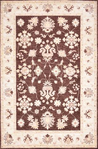 Yorkshire Sultanabad Brown/Ivory, 4′0″ × 6′0″