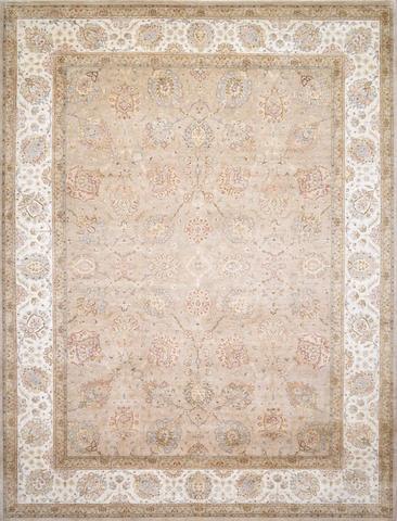 Tabriz Arman Beige & Cream, 9′2″ × 12′0″