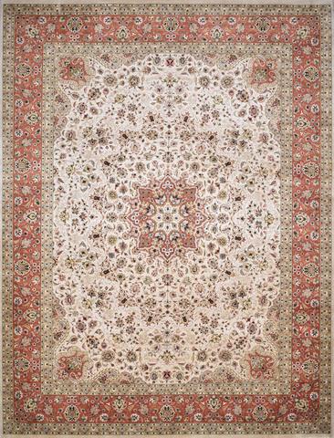 Tabriz Gold & Rust, 9′2″ × 12′1″