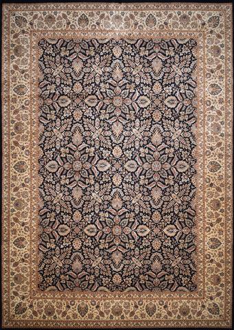 Tabriz Ujala Black & Gold, 10′0″ × 14′4″